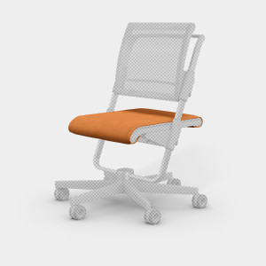 Sitzkissen moll S6 (Unique Polster: Spice Mandarine)