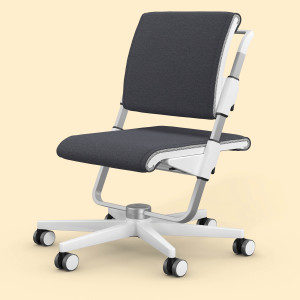 Scooter (Gestellfarbe: Weiß, Stofffarben: Trend - Anthracite)