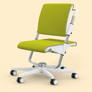 Scooter (Gestellfarbe: Weiß, Stofffarben: Trend - Lime)