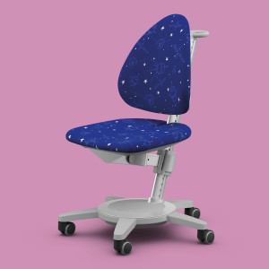 moll Maximo (Gestellfarbe: Grau, Stofffarben: Motiv - Galaxy)