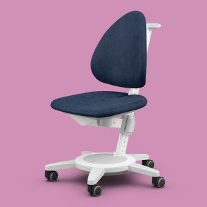 moll Maximo (Gestellfarbe: Weiß, Stofffarben: Soft - Navy)