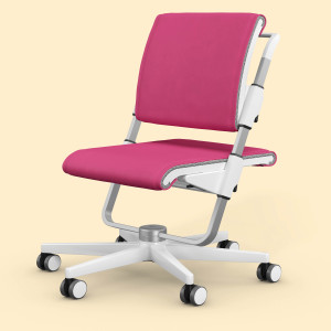 Scooter (Gestellfarbe: Weiß, Stofffarben: Soft- Magenta)