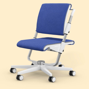 Scooter (Gestellfarbe: Weiß, Stofffarben: Ted-Cobalt)