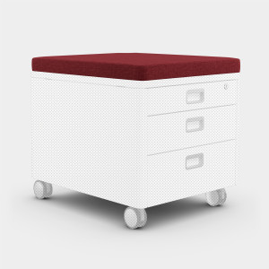 moll Prime Sitzkissen Pad (Polsterfarbe: Trend Red)