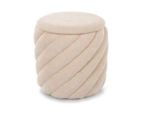 Pufa PELARO ze schowkiem beżowa