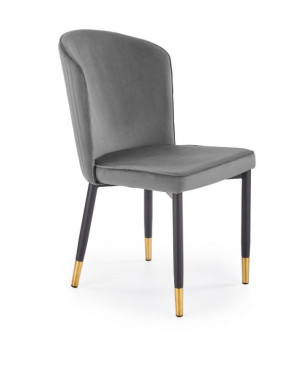 Krzesło tapicerowane K446 VELVET szare
