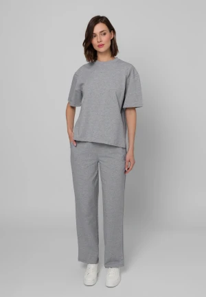 Szary t-shirt oversize
