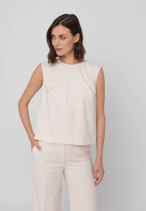 Elegancka bluzka bez rękawów