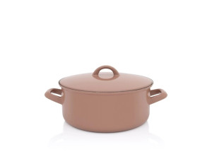 METALAC MOCHA MOUSSE Garnek 24cm niski z pokrywą