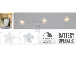 Łańcuch świetlny 20 LED 30 cm 2 wzory do wyboru