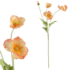 VIRIDIS Kwiat sztuczny MAK POLNY 60cm