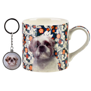NOYA Kubek z breloczkiem 380ml 9x13x9cmShih Tzu