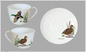 Filiżanka 300ml+spodek 15cm Kaczka