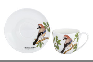 Filiżanka 300ml+spodek 15cm Sójka
