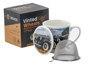 Kubek z zaparzaczem 480ml dla fanów motoryzacji