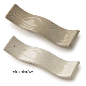 Podstawka na kadzidło 20x5x3cm beżowy jasny i ciemny mix