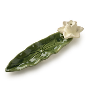 Podstawka na kadzidło 21x6x6cm lotus