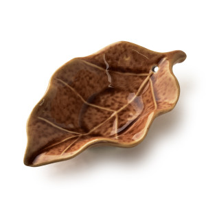 Podstawka na kadzidło 14x8x4cm liść