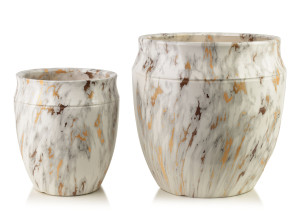 NEVA Komplet 2 osłonek ceramicznych 31x31x30,5cm 21x21x23cm