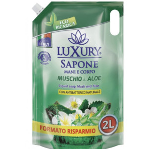LUXURY Mydło do rąk PIŻMO I ALOES zapas2000ml