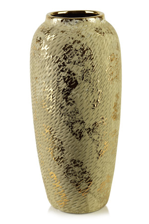 YARINE GOLD Wazon 16x10x39cm