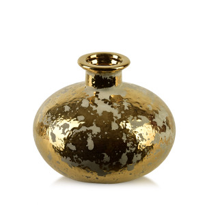 YARINE GOLD Wazon 14x6x15cm