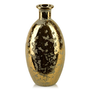 YARINE GOLD Wazon 14x6x31cm