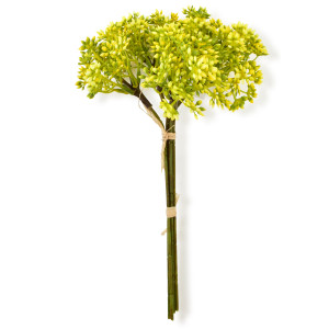 VIRIDIS Kwiat sztuczny Gipsówka pęczek 6sztuk 30cm AW25