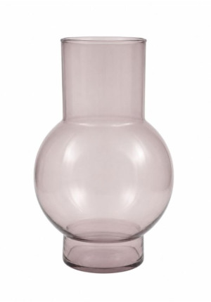Wazon szklany ECO fiolet transparentny 18x11x29cm