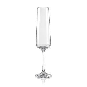 BOHEMIA SANDRA Komplet 6 kieliszków 200ml szampan