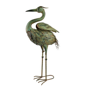 CEDRIC Figura metalowa CZAPLA 35x20x60cm