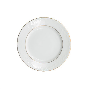 ROCOCO ZŁ PASEK Talerz płaski 25cm 3604