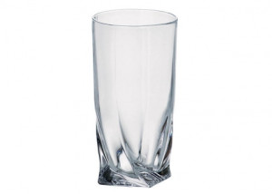 BOHEMIA QUADRO Komplet 6szklanek 350ml wysokie