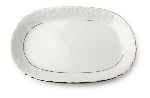 ROCOCO ZŁ PASEK Półmisek owalny 33cm 3604