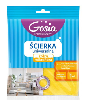 GOSIA Ściereczka uniwersalna mikrofibrażółta