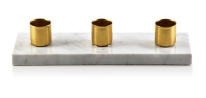 CEDRIC MARBLE Świecznik na 3 świece 20x6,5x4 cm