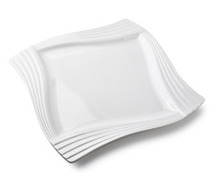 BASIC Talerz płaski FALA 24x32,5x1,5 cm
