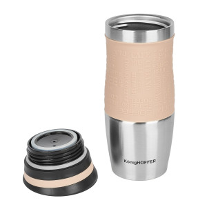 KonigHOFFER Kubek termiczny LOARA 400mlcappucino