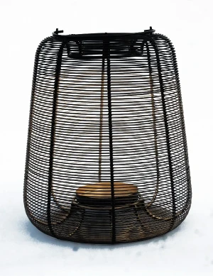 Lampion metalowy 25x25x27cm