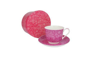 Filiżanka JUMBO 450ml ORNAMENT RÓŻ