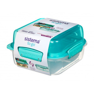 SISTEMA LUNCH Pojemnik 1,24L 16x16xh9cm