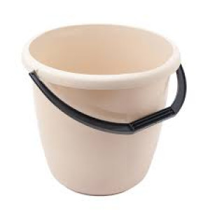 Wiadro 12L DELTA beżowe29,5x28cm