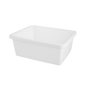 Miska prostokątna CLASSIC 8L 34x26,5x13cm biała