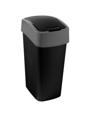 FLIP BIN Kosz na śmieci 45/50L czarny