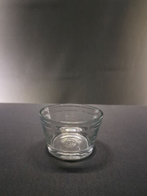 Świecznik szklany 9x9x5,5cm
