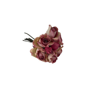 Kwiat sztuczny Róża bukiet 28cm