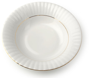 IWONA ZŁOTY PASEK Salaterka Okrągła 26cm B014