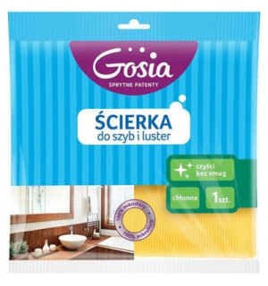 GOSIA Ścierka Mikrofibra do szyb i luster 41x38cm