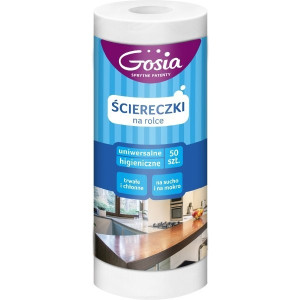 GOSIA Ściereczki na rolce 25x30cm 50szt