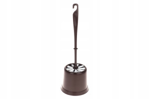 Szczotka WC JIN Standard 10x10x39cm brązowa